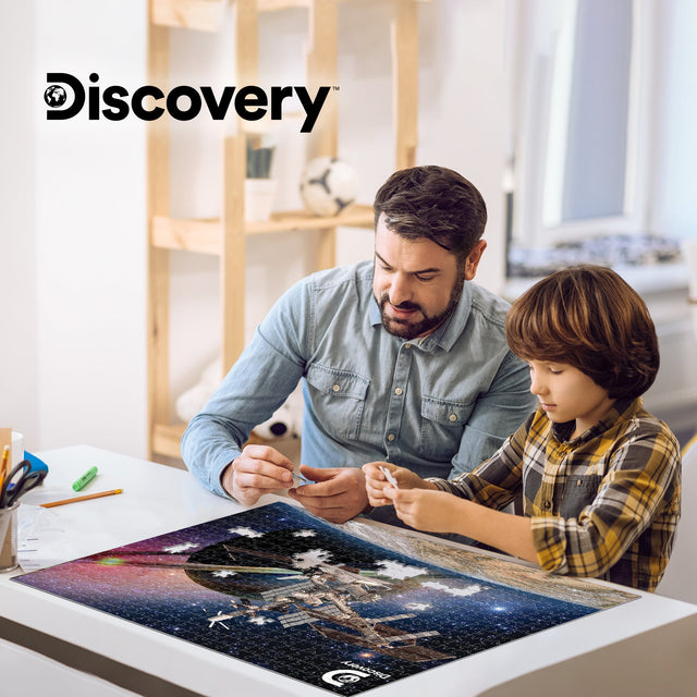Satellite in Space Discovery 3D Jigsaw Puzzle 10418 500 Piece 24"x18"