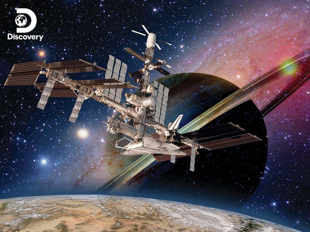 Satellite in Space Discovery 3D Jigsaw Puzzle 10418 500 Piece 24"x18"