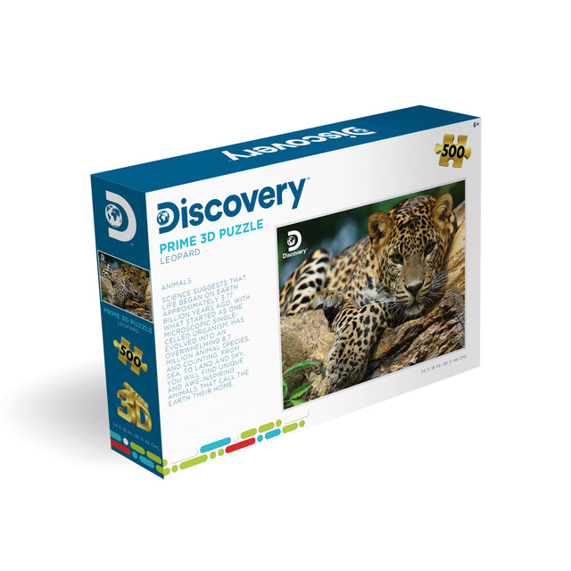 Leopard Discovery 3D Jigsaw Puzzle 10474 500 Piece 24"x18"