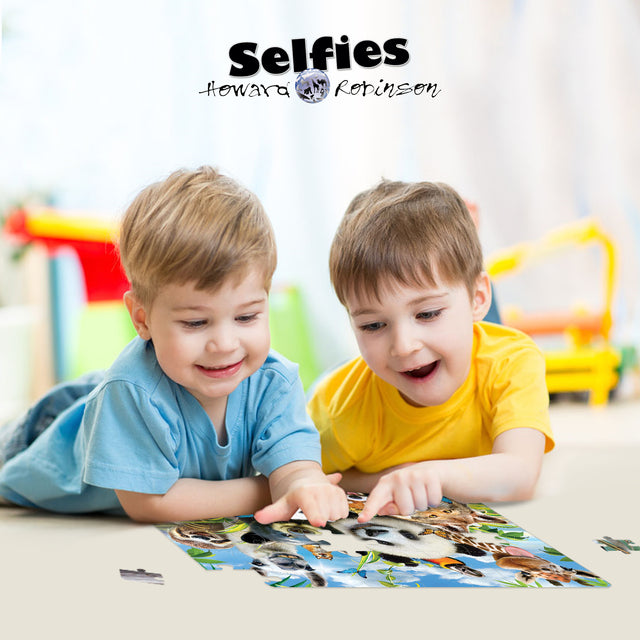 Llama Drama Selfies Howard Robinson 3D Jigsaw Puzzle 10647 48 Piece 12"x9"