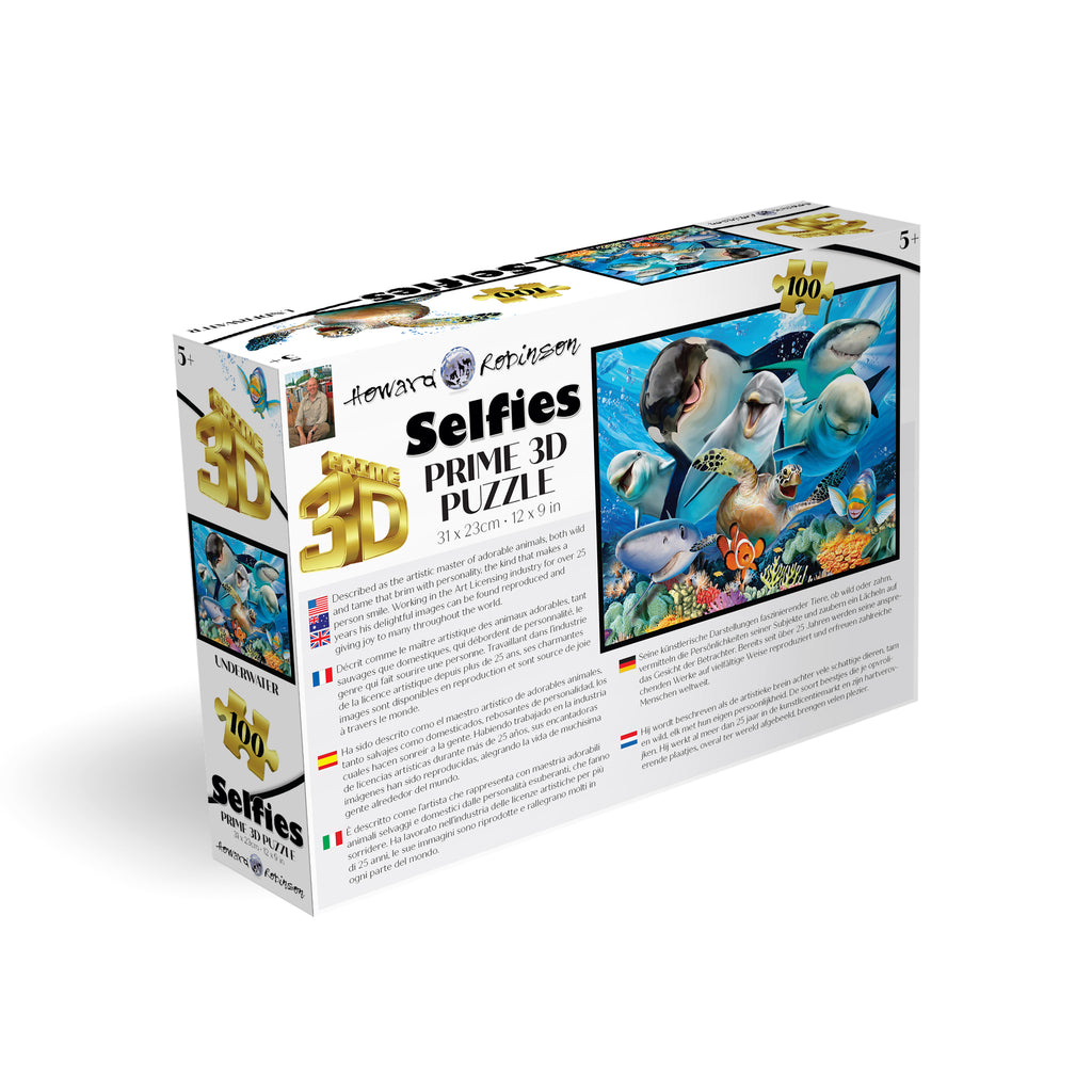 Puzzlr Underwater Selfie Howard Robinson 3D Jigsaw Puzzle 10691