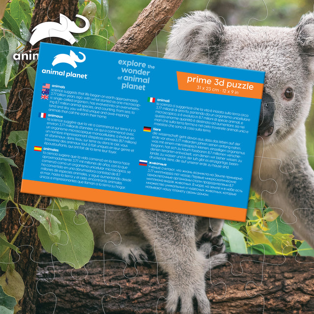 Koala Discovery 3D Jigsaw Puzzle 10790 48 Piece 12"x9"