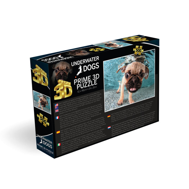 Underwater Dogs Iggy 3D Jigsaw Puzzle 20010 500 Piece 24"x18"