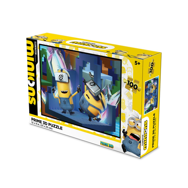 Minions Universal 3D Jigsaw puzzle 20573 100 Piece 12" x 9"