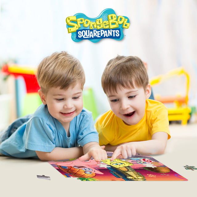 Sponge Bob Square Pants Nickelodeon 3D/2D Jigsaw Puzzle 20628 100 Piece 12"x9"