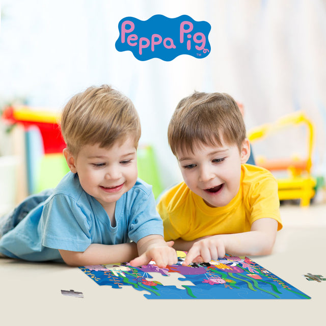 Peppa Pig Hasbro 3D/2D Jigsaw Puzzle 20631 24 Piece 12"x9"