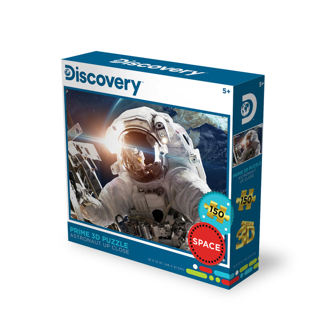 Astronaut Up Close Discovery 3D Jigsaw Puzzle 20849 150 Piece 18"x12"