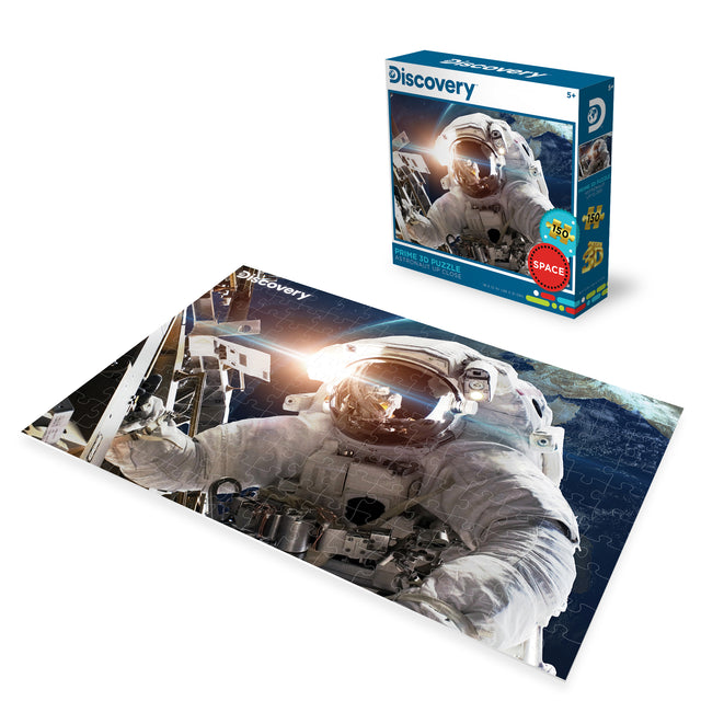 Astronaut Up Close Discovery 3D Jigsaw Puzzle 20849 150 Piece 18"x12"