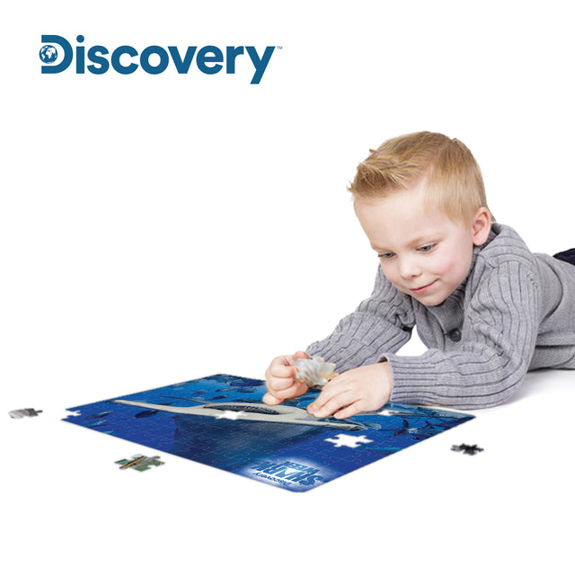 Hammerhead Shark Shark Week Discovery 3D Jigsaw Puzzle 20888 150 Piece 18"x12"