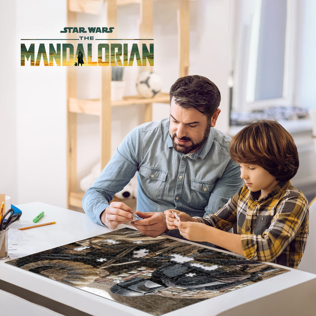 The Mandalorian Star Wars Lucas 3D Jigsaw Puzzle 32630 500 Piece 24"x18"