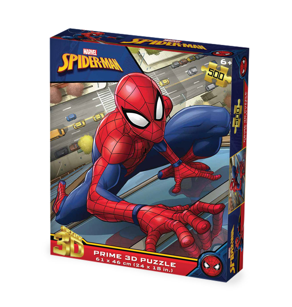 Puzzlr Spiderman Marvel 3D Jigsaw Puzzle 32647 500PC 24x18