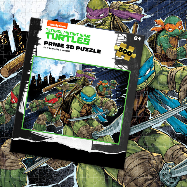 Teenage Mutant Ninja Turtles Nickelodeon 3D Jigsaw puzzle 32721 500peice 24"x18"