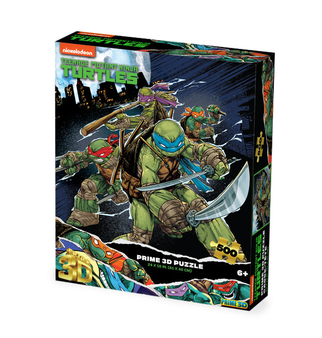 Teenage Mutant Ninja Turtles Nickelodeon 3D Jigsaw puzzle 32721 500peice 24"x18"
