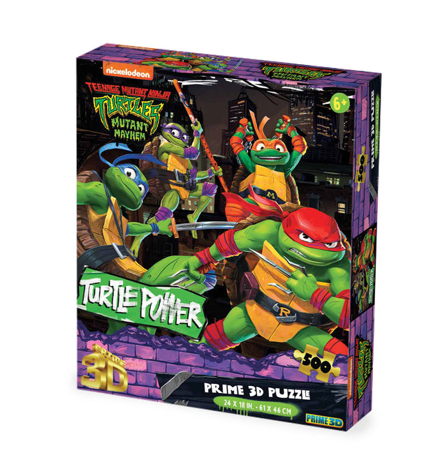 Teenage Mutant Ninja Turtles Nickelodeon 3D Jigsaw Puzzle 32767 500piece 24"x18"