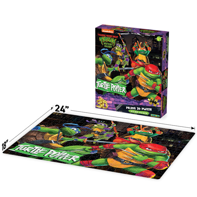 Teenage Mutant Ninja Turtles Nickelodeon 3D Jigsaw Puzzle 32767 500piece 24"x18"