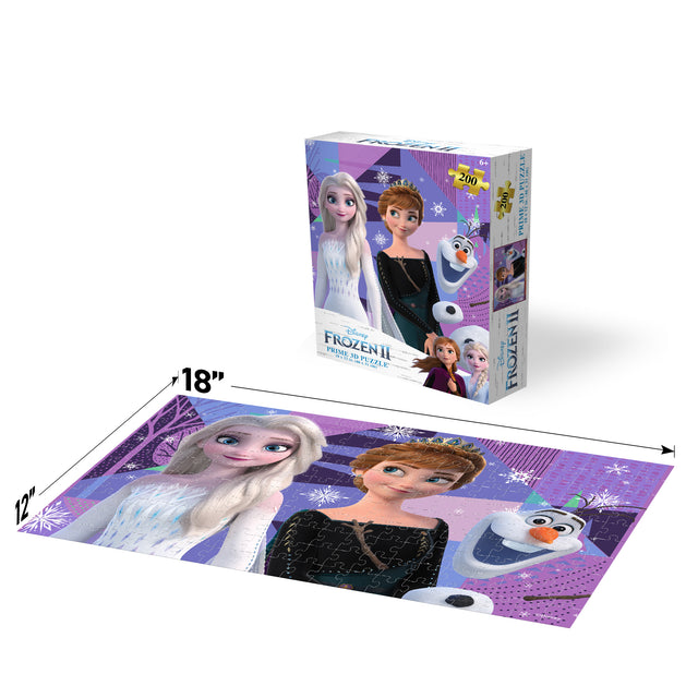 Frozen Disney 3D Jigsaw Puzzle 33031 200 Piece 18"x12"