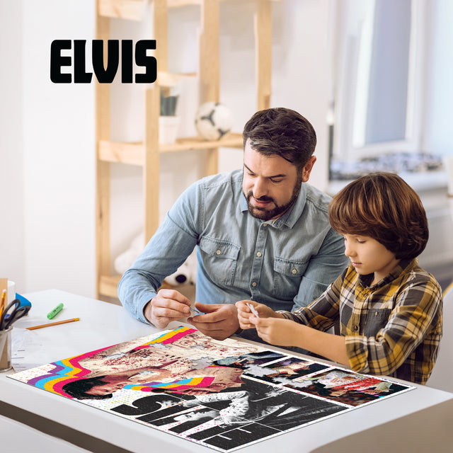 3D/2D ABG Elvis Presley 500pc 24x18" Jigsaw Puzzle 37519