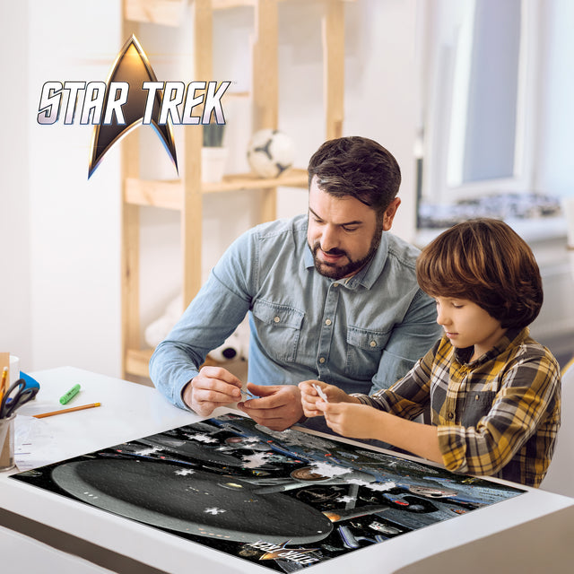 3D/2D Paramount Star Trek 500pc 24x18" Jigsaw Puzzle 37524