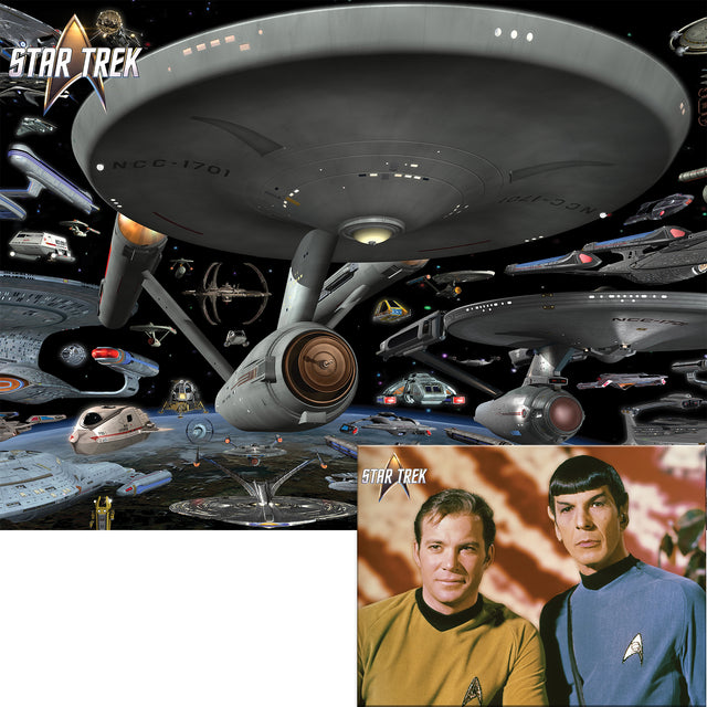 3D/2D Paramount Star Trek 500pc 24x18" Jigsaw Puzzle 37524