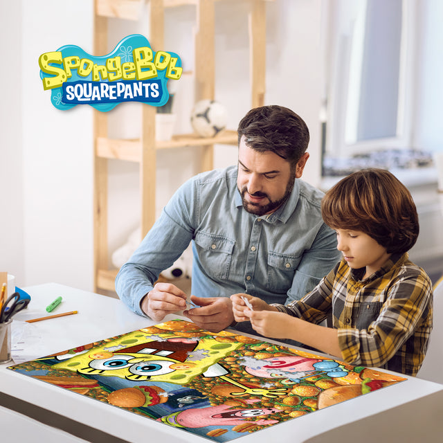 3D/2D Nickelodeon Sponge Bob 150pc 12x18" Jigsaw Puzzle 37532