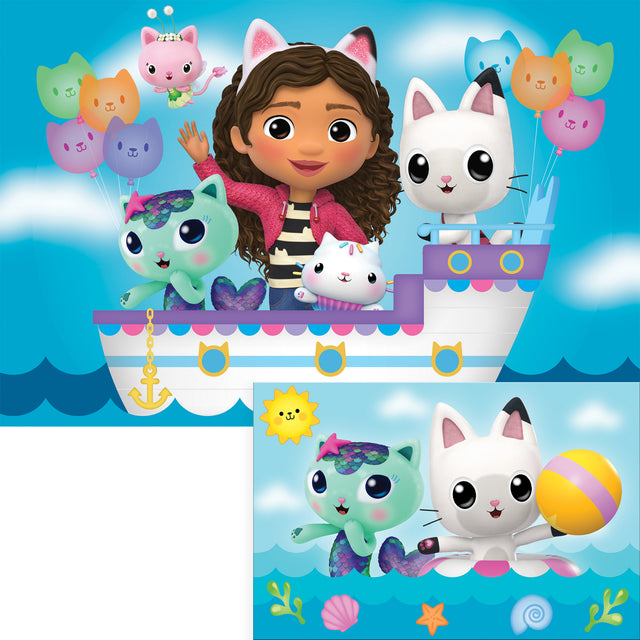 3D/2D Universal Gabby's Dollhouse 48pc 12x18" Jigsaw Puzzle 37543