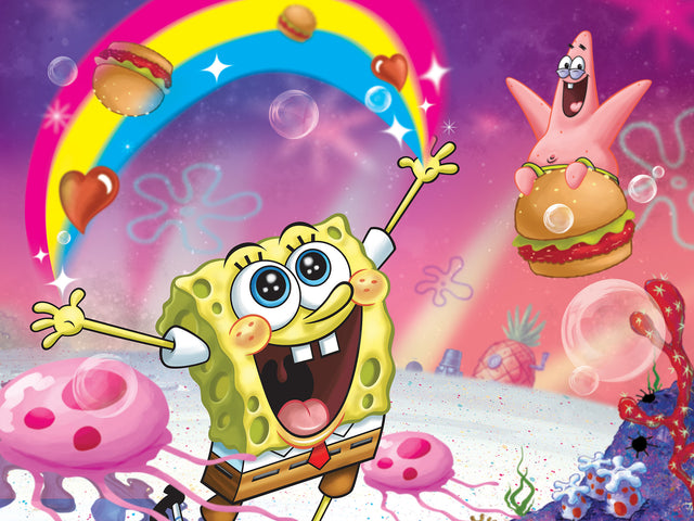 Spongebob Nickelodeon 3D/2D Jigsaw Puzzle 37545 500 Piece 24"x18"