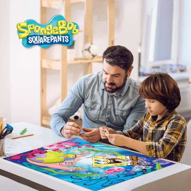 Spongebob Nickelodeon 3D/2D Jigsaw Puzzle 37545 500 Piece 24"x18"