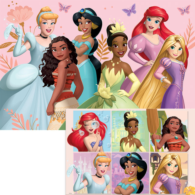 3D/2D Disney Princess 200pc 12x18" Jigsaw Puzzle 37550