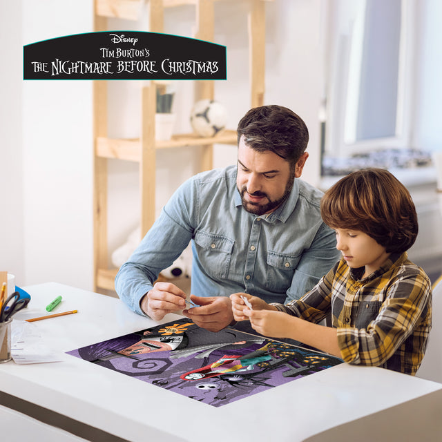 3D/2D Disney Nightmare before Christmas 200pc 12x18" Jigsaw Puzzle 37584