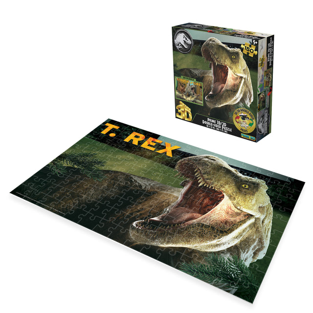 3D/2D Universal Jurassic World 200pc 12x18" Jigsaw Puzzle 37585