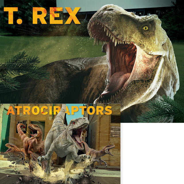 3D/2D Universal Jurassic World 200pc 12x18" Jigsaw Puzzle 37585