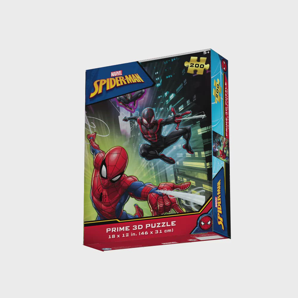 Puzzlr Spiderman Marvel 3D Jigsaw 33034 200pc 18x12"
