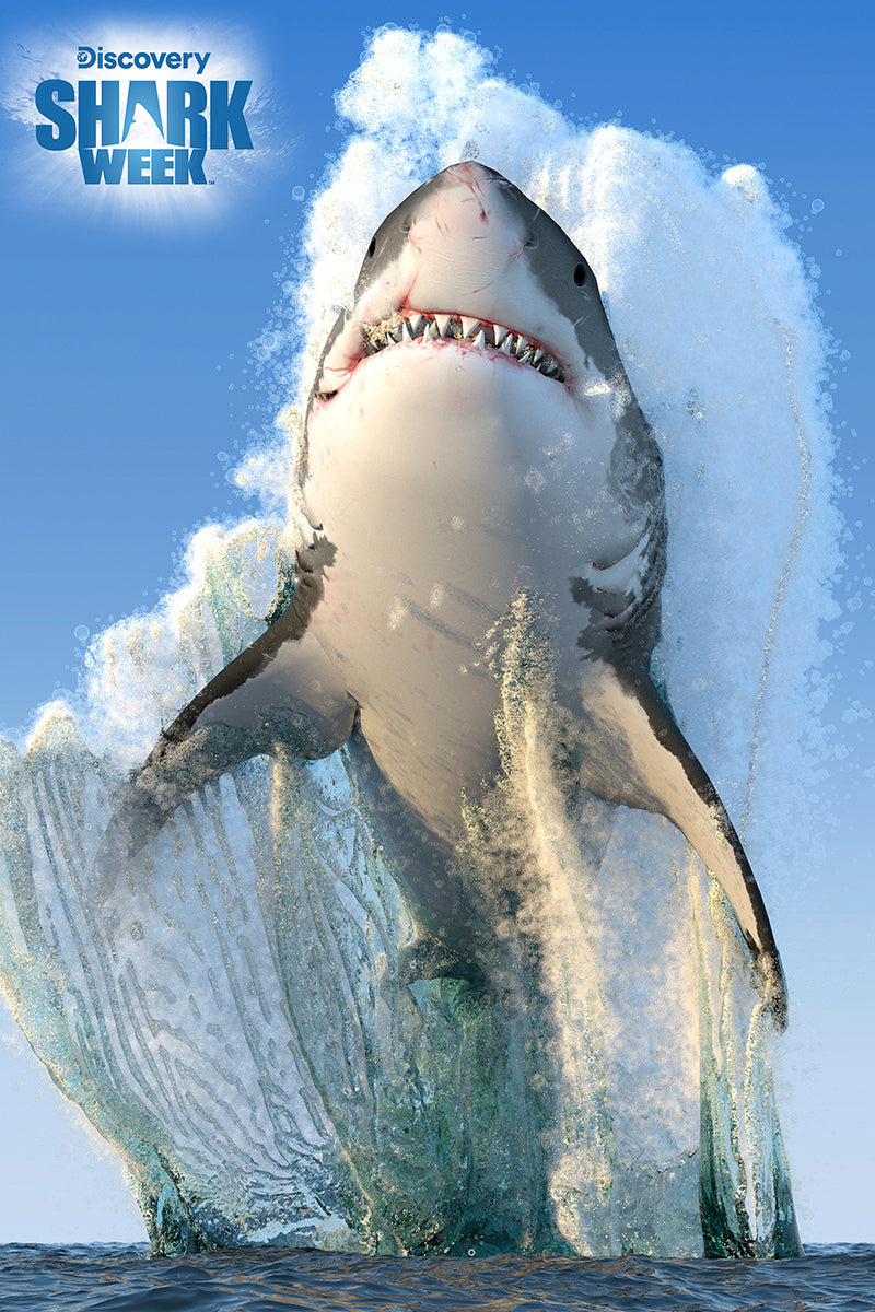 Puzzlr Great White Shark Shark Week 3D Jigsaw Puzzle 20887