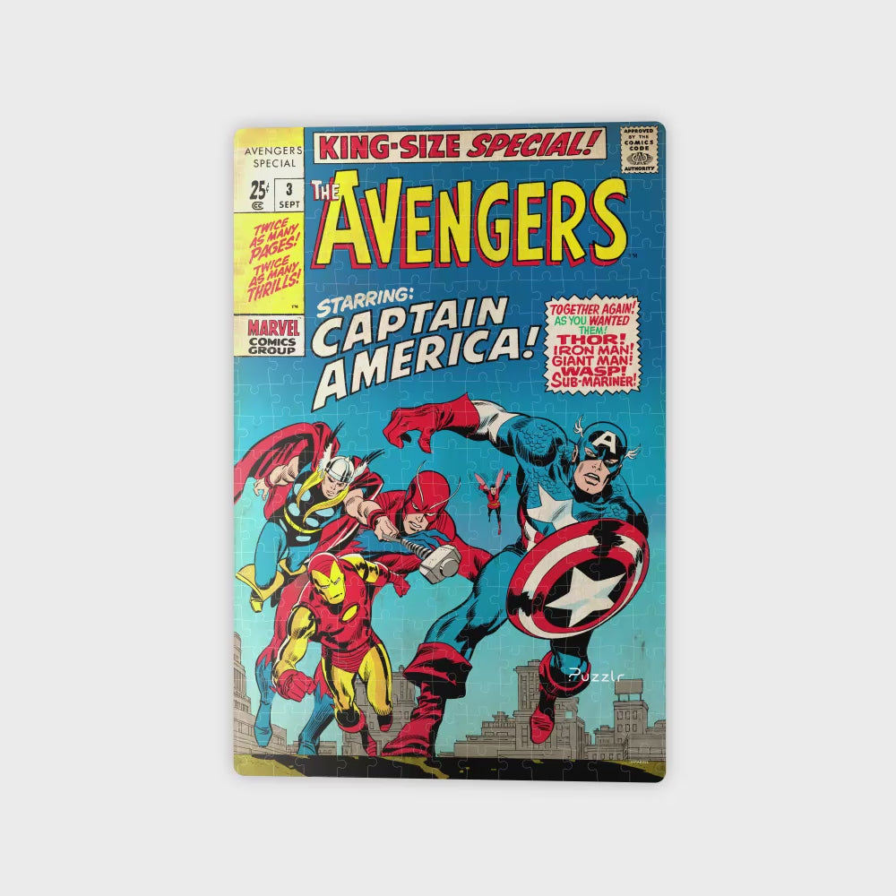 Puzzlr Avengers Marvel 3D Jigsaw Puzzle 32549 500pc 24x18