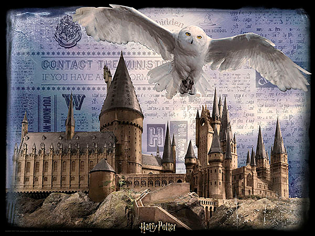 Harry Potter 3D Puzzle Hogwarts Castle 500 Pieces Preowned
