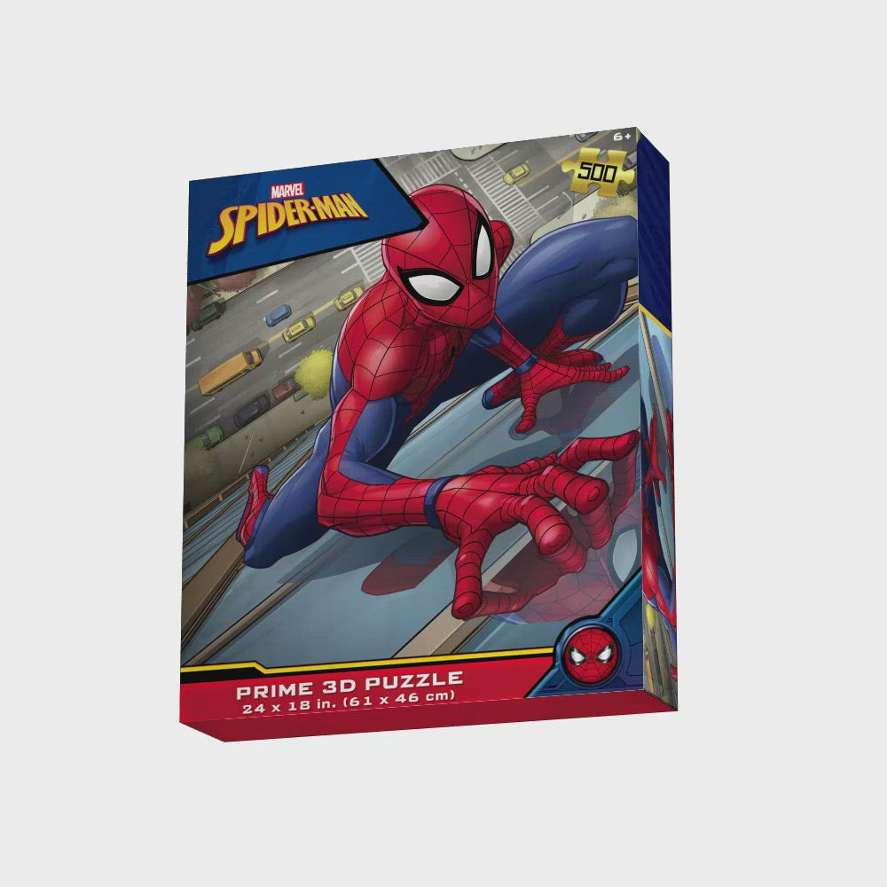 Puzzlr Spiderman 3D Jigsaw Puzzle 32647 500PC 24x18"