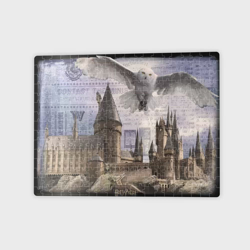 Harry Potter HP5111513 - Puzzle 3D Hogwarts & Hedwig 500 pezzi
