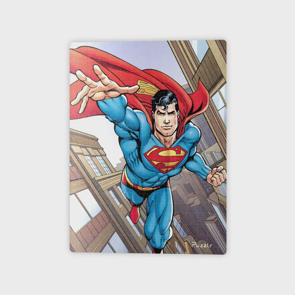 DC Comics - Superman 3D Lenticular Jigsaw Puzzle in a Collectible Tin Book:  300 Pcs