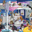 Messy Bedroom Kittens Giordano 3D Jigsaw Puzzle 10459 500 Piece 24"x18"
