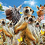 Meerkat Selfies Howard Robinson 3D Jigsaw Puzzle 10692 48 Piece 12"x9"