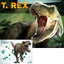 Jurassic World TRex Double Sided 3D/2D Jigsaw Puzzle 20586 100pc 12x9"