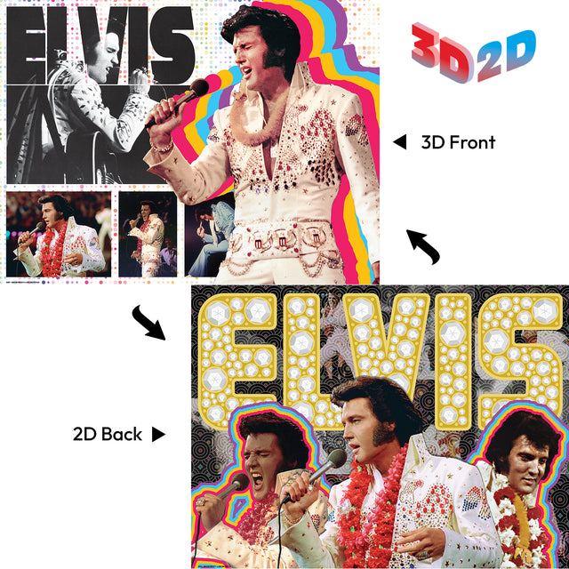 3D/2D ABG Elvis Presley 500pc 24x18" Jigsaw Puzzle 37519