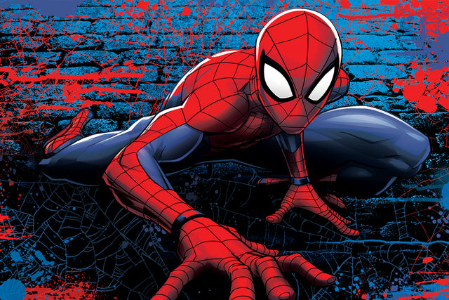 3D/2D Marvel Spider-Man 200pc 12x18" Jigsaw Puzzle 37552