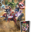 Puzzlr Avengers Marvel 3D Jigsaw Puzzle in Tin Book Packaging 35562 300pc 18x12"
