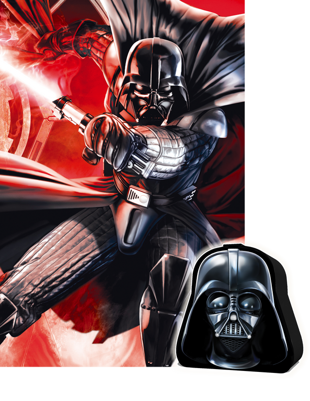 Puzzlr Star Wars - Darth Vader 3D Jigsaw Puzzle in Tin Box Packaging 35577 300pc 12x18"