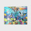 Playful Dolphins Howard Robinson 3D Jigsaw Puzzle 10363 500 Piece 24"x18"