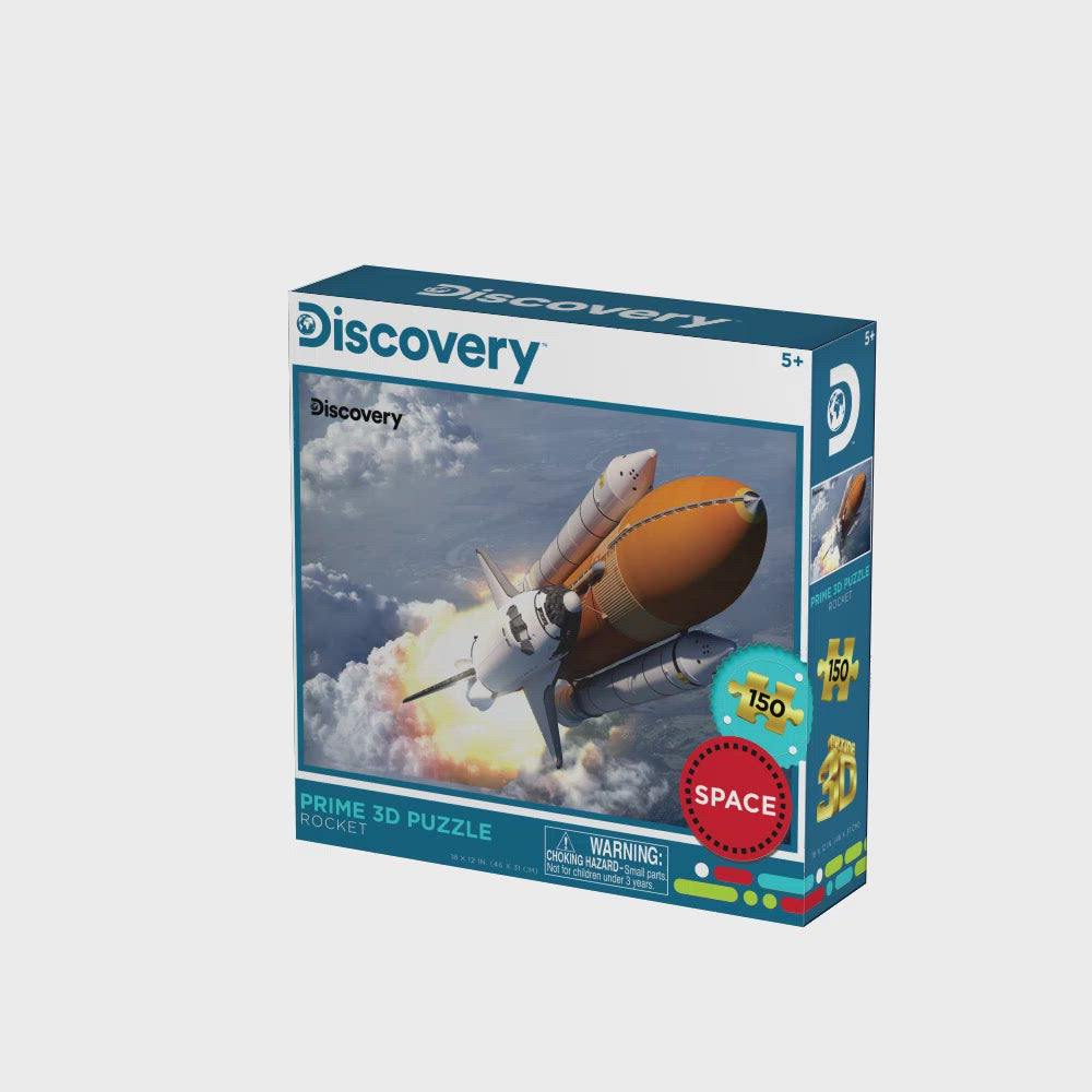 Puzzlr Rocket Discovery 3D Jigsaw Puzzle 20851 150pc 18x12