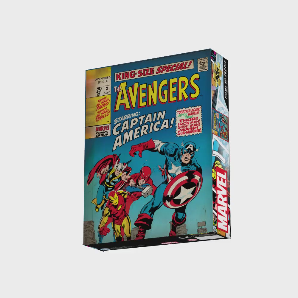 Puzzlr Marvel Comics Avengers Marvel 3D Jigsaw Puzzle 33167 300pc 12x18